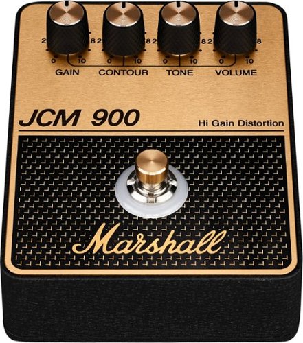 Marshall JCM900 Overdrive/Distortion Pedal Black/Gold 1008156