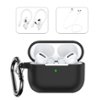 SaharaCase - Case for Apple AirPods Pro 2 (2nd Generation 2022) - Black-Front_Standard