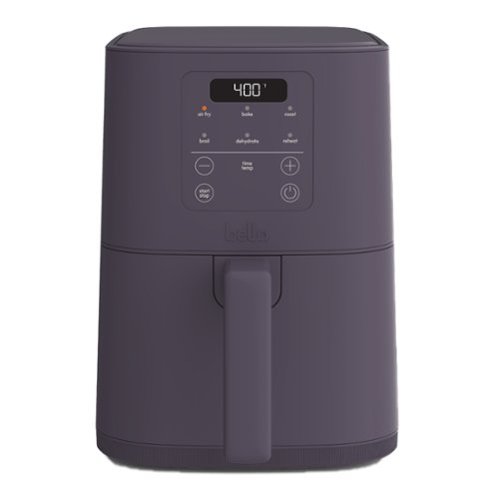 Bella - Fits-anywhere Kitchenware: 4-qt. Slim Air Fryer - Plum
