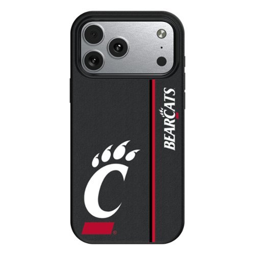 Keyscaper - NCAA - Cincinnati Bearcats iPhone Magnetic Bump Case - 16 Pro Max - Black-Front_Standard 