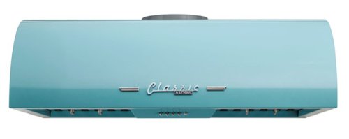 Unique Appliances - 36 inches - Externally Vented - Under cabinet Range Hood - Ocean Mist Turquoise