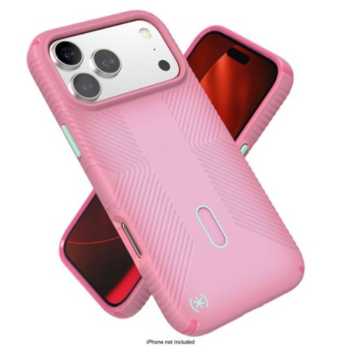 Speck Presidio Lux Grip ClickLock Case for Apple iPhone 17 Pro Max - Ibis Pink/Dark Ibis/Kanom Green SHOP ONLINE