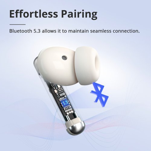 Tronsmart Sounfii R4 True Wireless In-Ear Earbuds, 12mm Drivers with Big Bass, 4 Mics ENC Clear Call, Smart Touch Control - Beige BUY IN AUSTRALIA