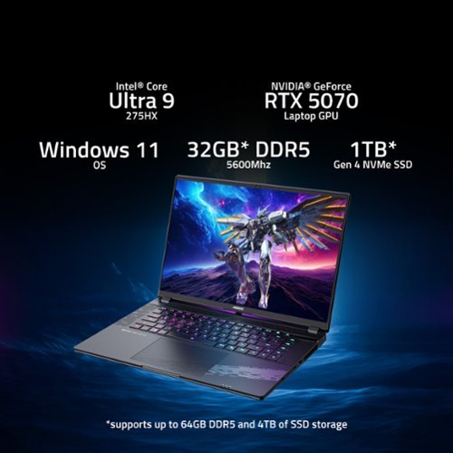 GIGABYTE AORUS ELITE 16 Gaming Laptop - 16 165Hz 2560x1600 WQXGA Intel Ultra 9 275HX - 1TB SSD - 32GB DDR5 RAM GeForce RTX 5070 - Gray Tide GLOBAL SHIPPING