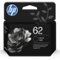 HP - 62 Standard Capacity Ink Cartridge - Black-Front_Standard