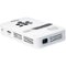 AAXA - Ultra-Portable LED Pico Projector with 100 Minute Li-ion Battery, Native 720P HD Resolution, & Built-in Media Player - White-Angle_Standard