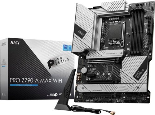 MSI - PRO Z790-A MAX WIFI (Socket 1700) Intel Z790 ATX DDR5 Wi-Fi 7 Motherboard - Black