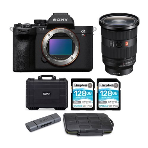 Sony - Alpha 7R V Full-Frame Mirrorless Lens Camera Body with SD Cards Bundle-Front_Standard 