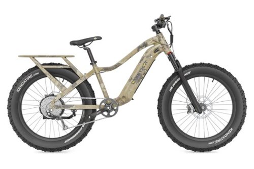 QuietKat - Ranger eBike w/48 Mile Range & Max Speed 20 mph - Medium - Camo-Front_Standard 