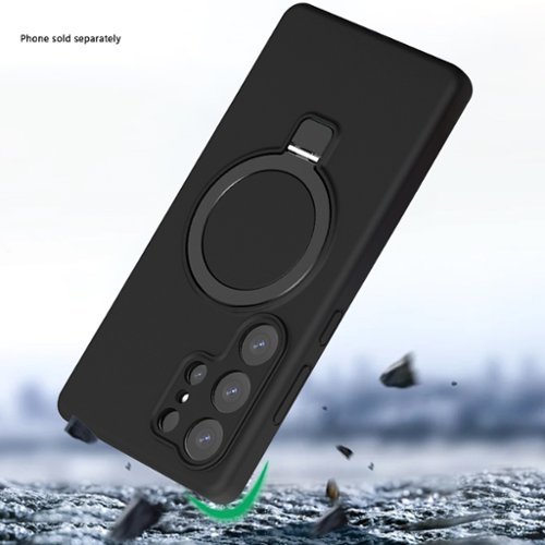 SaharaCase Venture Series Silicone Kickstand Case for Samsung Galaxy S25 Ultra - Scorpion Black GLOBAL SHIPPING