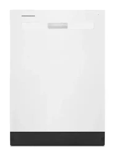 Front. Whirlpool - Whirlpool - Quiet Dishwasher with Boost Cycle and Pocket Handle - White - White.