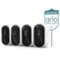 Arlo - Essential Outdoor Security Camera 2K (3rd Gen, 2025 Release) - Wireless, Rechargeable Camera with Yard Sign, 4-Cam - White-Front_Standard