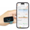 LOOKEE - LOOKEE® Ring Continuous Pulse Oximeter with Vibration Reminder for Low SpO2 & PR-Wearable Pulse Ox with Free APP Reports - Blue-Front_Standard