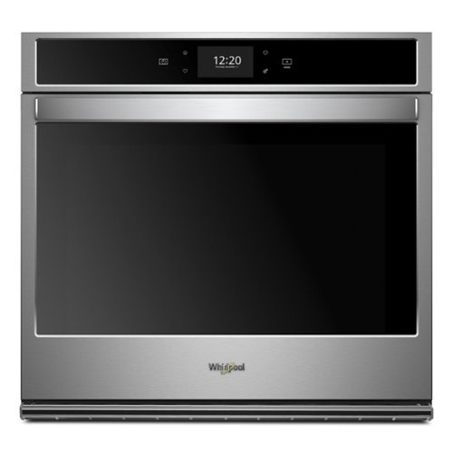  Whirlpool - 27&quot; Built-In Single Electric Convection Wall Oven with Air Fry when Connected - Stainless Steel