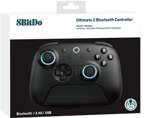 8BitDo Ultimate 2 Bluetooth Wireless Gaming Controller for Nintendo Switch, PC - Black BUY IN FRANCE