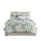 Gracie Mills - Romero Coastal Haven 5-Piece Cotton Duvet Cover Set - Blue-Front_Standard