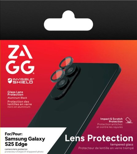 ZAGG InvisibleShield Glass Elite Anti-Reflective Lens Protector for Samsung Galaxy S25 Edge - Clear HOW TO BUY