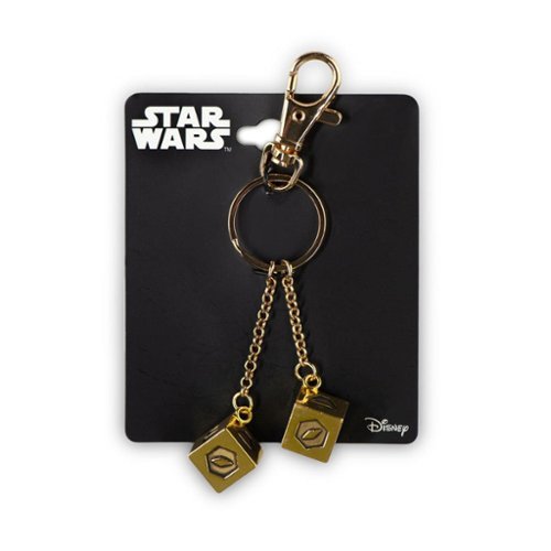SalesOne LLC - Star Wars Han Solo Lucky Sabacc Dice Keychain - Gold-Front_Standard 