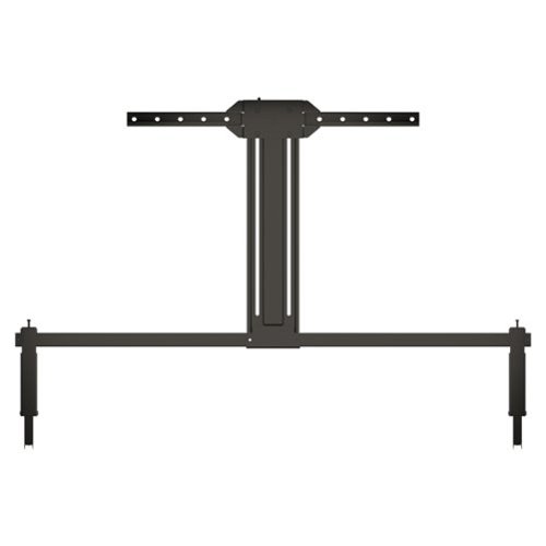 Sanus - Height-Adjustable TV Soundbar Mount Designed for Sony BRAVIA Theater Bar 8™ & Bar 9™ TV Soundbar Mount" - Black-Front_Standard 