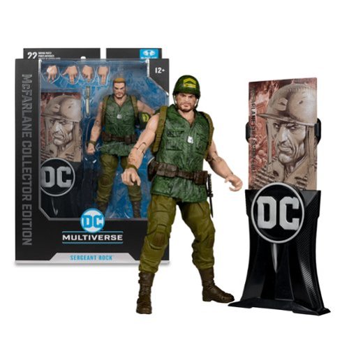 McFarlane Toys DC Multiverse Sergeant Rock (DC Classic) 7 Figure McFarlane Collector Edition #14 WORLDWIDE DELIVERY