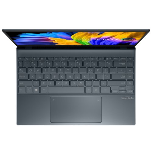 ASUS ZenBook13 OLED Ultra-Slim Laptop, 13.3” OLED, AMD Ryzen 7 5700U, 8GB LPDDR4X RAM, 512GB PCIe SSD - Pine Gray HOW TO BUY