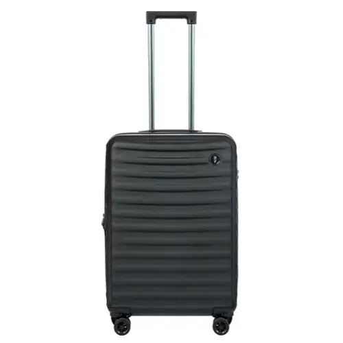 Front. Bric's - Nausicaa Hardside Expandable 27" Medium Checked Spinner Luggage - Black.