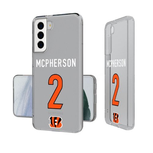 Keyscaper - NFL - Evan McPherson Cincinnati Bengals Galaxy Clear Case - S24 - Multicolor-Front_Standard 