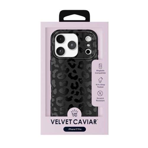 VELVET CAVIAR Magsafe Case for Apple iPhone 17 Pro - Black Leopard BUY ONLINE