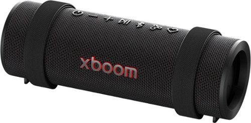  LG - xboom Grab Portable Bluetooth Speaker - Black