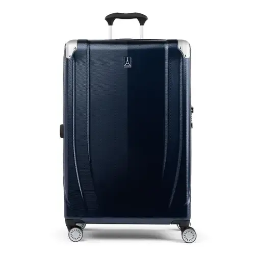 Front. Travelpro - Travelpro Pathways 3 Hardside Expandable 28" Checked Spinner - Royal Blue.