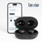 Lexie Hearing - Lexie H1 OTC Hearing Buds - Black-Front_Standard