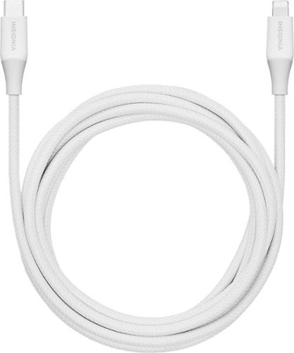 Insignia™ 10' Lightning to USB-C Braided Charge-and-Sync Cable (2 Pack) - Moon Gray BUY IN DUBAI