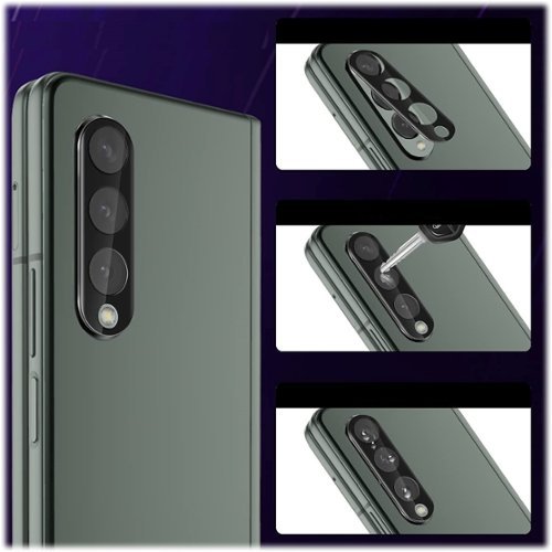 SaharaCase ZeroDamage Camera Lens Protector for Samsung Galaxy Z Fold4 (2-Pack) - Clear/Black HOW TO BUY