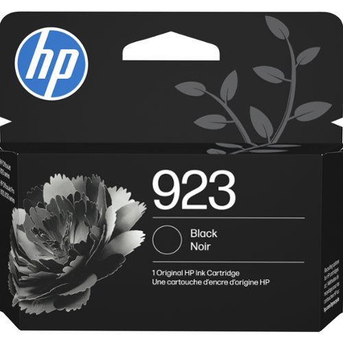HP - 923 Standard Capacity Ink Cartridge - Black-Front_Standard 