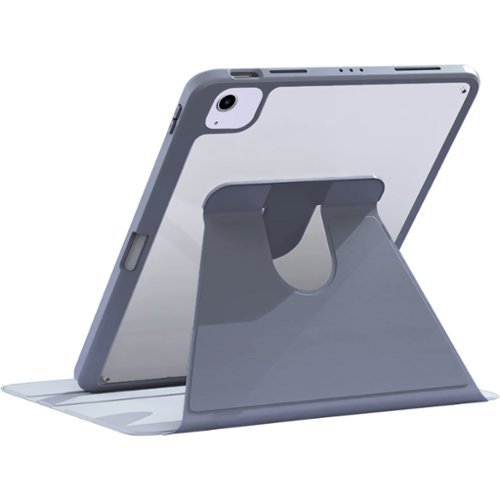 SaharaCase - Rotating Folio Case for Apple iPad Air 10.9" (5th Generation 2022) - Shadow Purple Gray