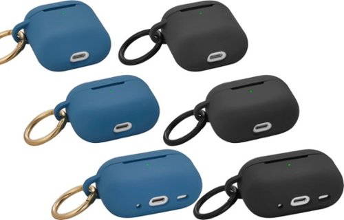 Best Buy essentials™ Silicone Case for Apple AirPods Pro 1st and 2nd Generations - Blue BUY IN MIDDLE EAST