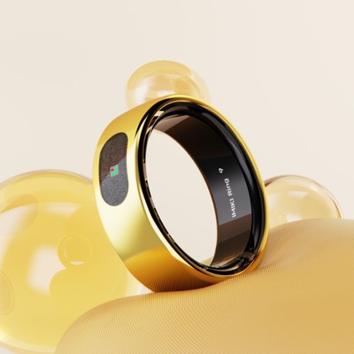 IMIKI Smart Ring – Waterproof Fitness Tracker w/ Health & Sleep Monitoring, Touch Function – Size Before You Buy – Size 9 - Silver BUY IN JAPAN