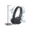 Sony - WH-CH520 Compact Wireless Bluetooth On-Ear Headphones with Stand - Black-Front_Standard