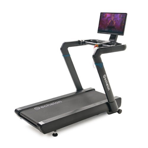 Echelon - Stride 8s Treadmill with Interactive HD Touchscreen & Incline Training - Black-Front_Standard 