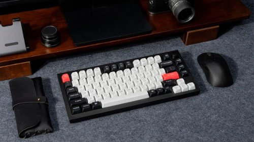 Keychron Q1HE 75% Custom Wireless RGB Mechanical Keyboard with Progrmmable QMK/VIA Hot-Swappable Magnetic Switch - Black BUY ONLINE