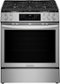 Frigidaire - Gallery 5.1 Cu. Ft. Slide-in Gas Total Convection Range with Air Fry and Steam Clean - Stainless Steel-Front_Standard