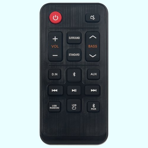 ALLIMITY - AH81-11699A Replaced Remote fit for Samsung Soundbar HW-T400 HW-A40R HW-T400/XU HW-A40R/ZA HWA40R/ZA - Black-Front_Standard 
