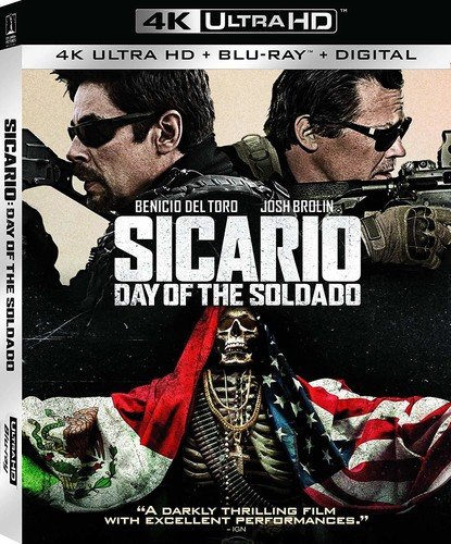  Sicario: Day of the Soldado [Includes Digital Copy] [4K Ultra HD Blu-ray/Blu-ray] [2018]