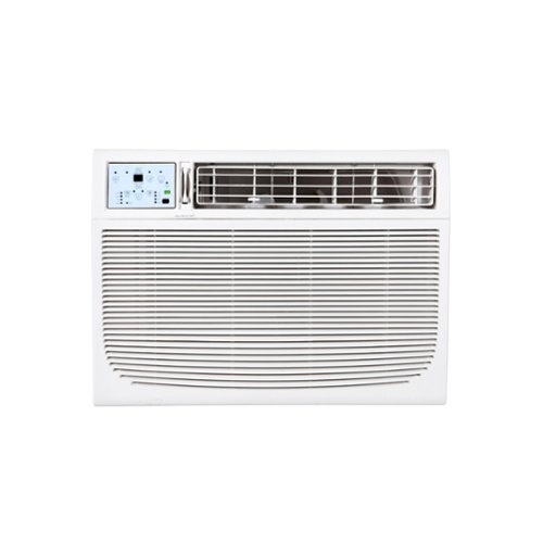 Keystone - 1500 Sq. Ft 25,000 BTU 230V Window Air Conditioner - White-Front_Standard 