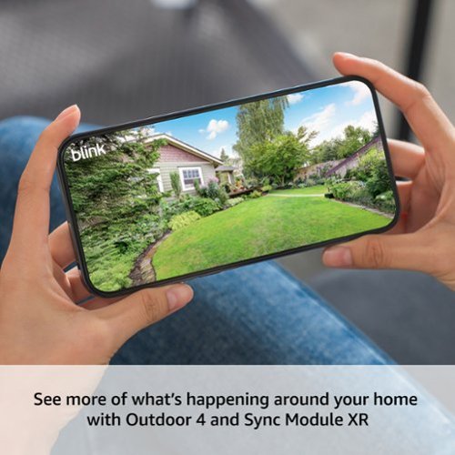 Blink  Outdoor 4 XR — Wireless security camera with extended range, up to 400 feet. Sync Module XR included — 6 Cameras - Black WORLDWIDE DELIVERY