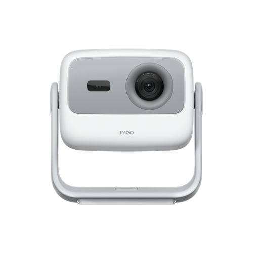 JmGO - N1S SE 1080P FHD Triple Laser Smart Projector Google TV Dual Speakers Dolby Audio 3D Movie for Home Theater - Gray-Front_Standard 