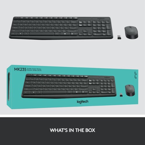 Combo Teclado Mouse Inalambrico Logitech Mk235 Logitech MK235