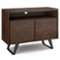 Simpli Home - Lowry 42 inch TV Media Stand - Distressed Charcoal Brown-Front_Standard