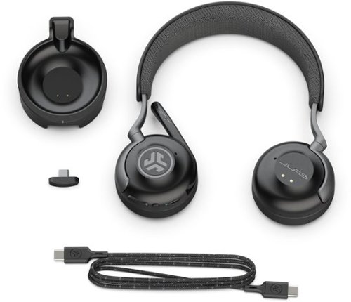 JLab Epic Work ANC Wireless On-Ear Headset - Graphite GLOBAL SHIPPING