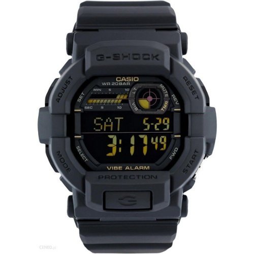 Casio G-Shock Mens Watch 50mm Black Digital Vibe Alarm GD-350 200M Quartz Casio G-Shock Men main image 4